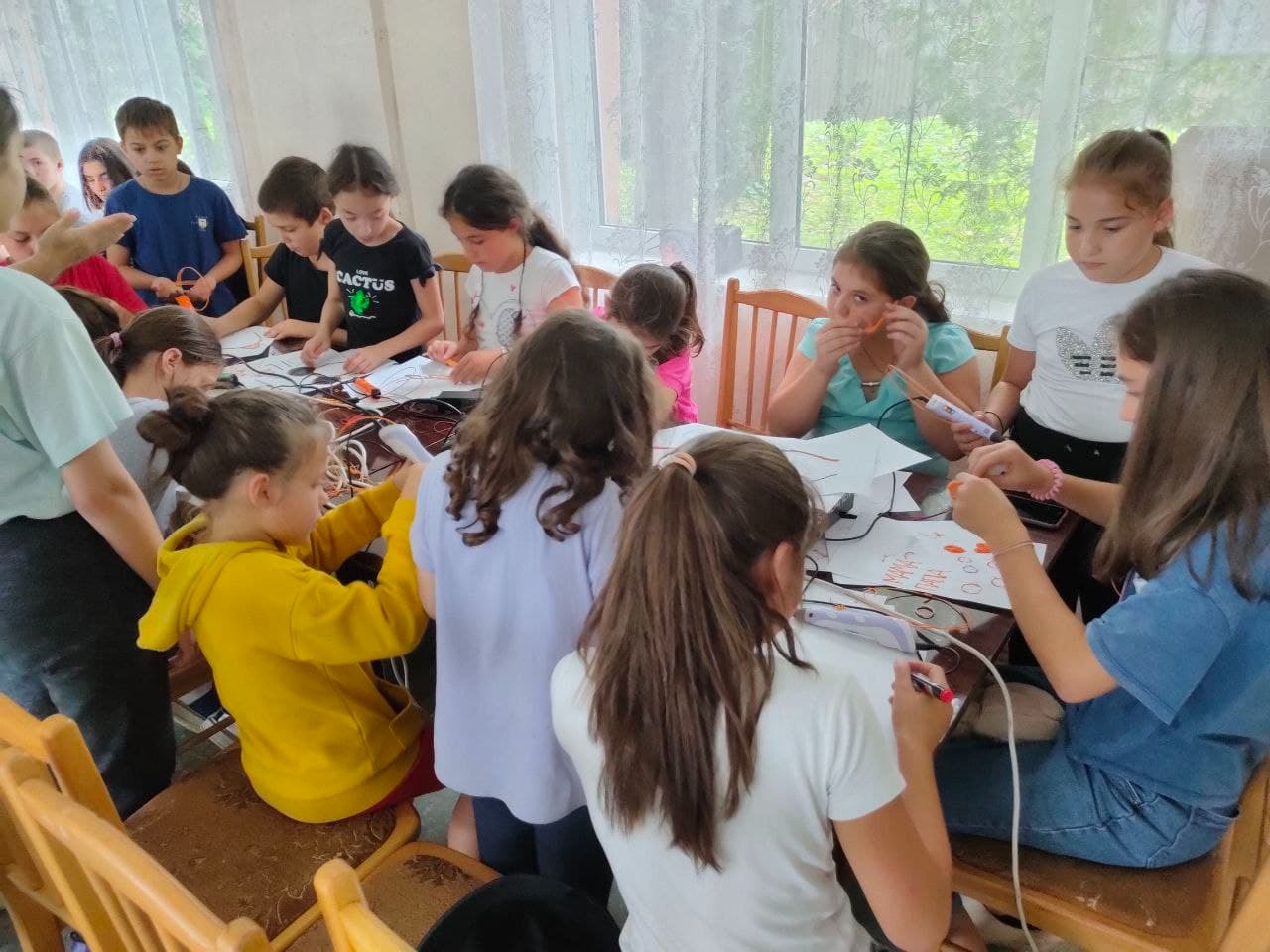 Мобильный "Кванториум" проводит занятия для детей, отдыхающих в санатории «Осетия»