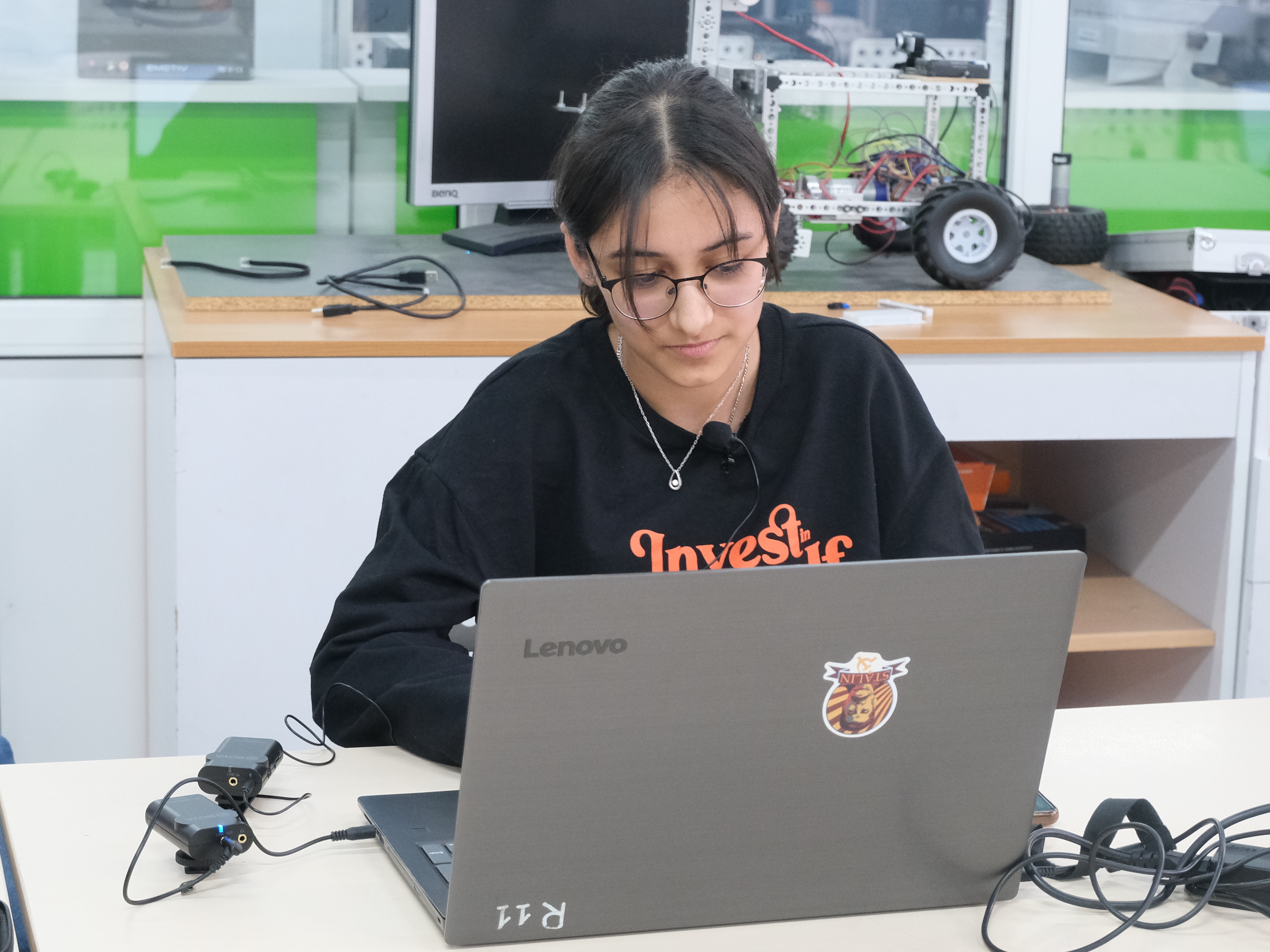 Учащаяся IT-квантума Алина Джанаева стажируется в компании INSPRFX